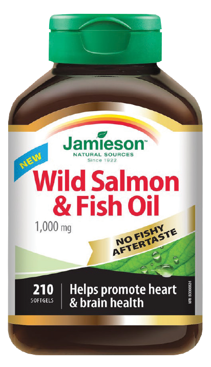 Jamieson Wild Salmon and Fish Oil no Fishy Afteraste